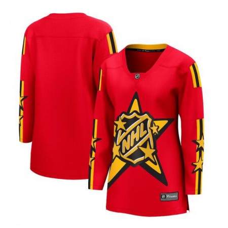 Women's All-Star Game 2024 Red Stitched Hockey Jersey