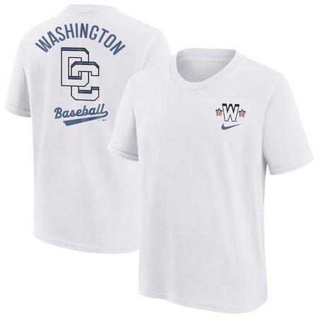 Youth Washington Nationals White 2025 City Connect T-Shirt