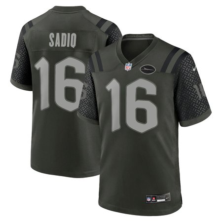 Men's New York Jets #16 Kenyon Sadiq Black 2026 NFL Draft Game Jersey