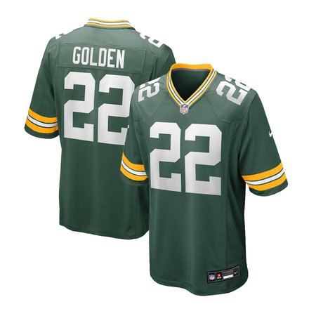 Men's Green Bay Packers #1 Matthew Golden Green 2025 NFL Draft First Round Pick Game Jersey