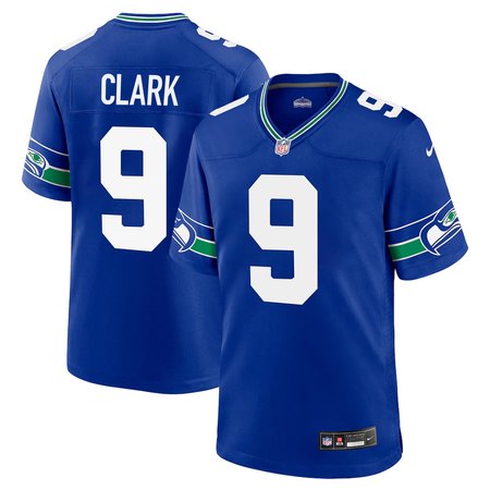 Men's Seattle Seahawks #9 Bud Clark Royal 2026 NFL Draft Game Jersey