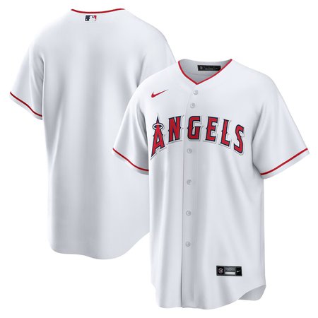 Men's Los Angeles Angels White Home Replica Team Jersey