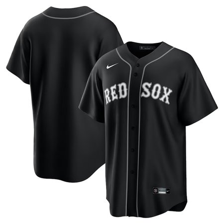 Men's Boston Red Sox Black Lights Out Replica Jersey