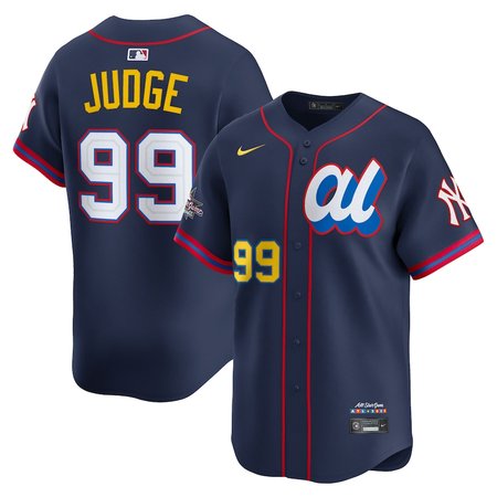 Men's American League #99 Aaron Judge Navy 2025 All-Star Edition Limited Player Jersey