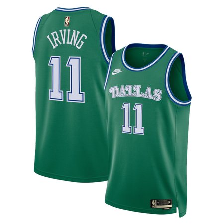 Men's Dallas Mavericks #11 Kyrie Irving Green 2025/26 Hardwood Classics Jersey