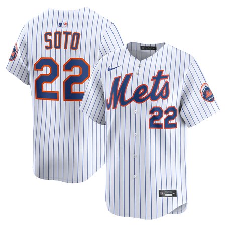 Men's New York Mets White Home Limited Player Jersey